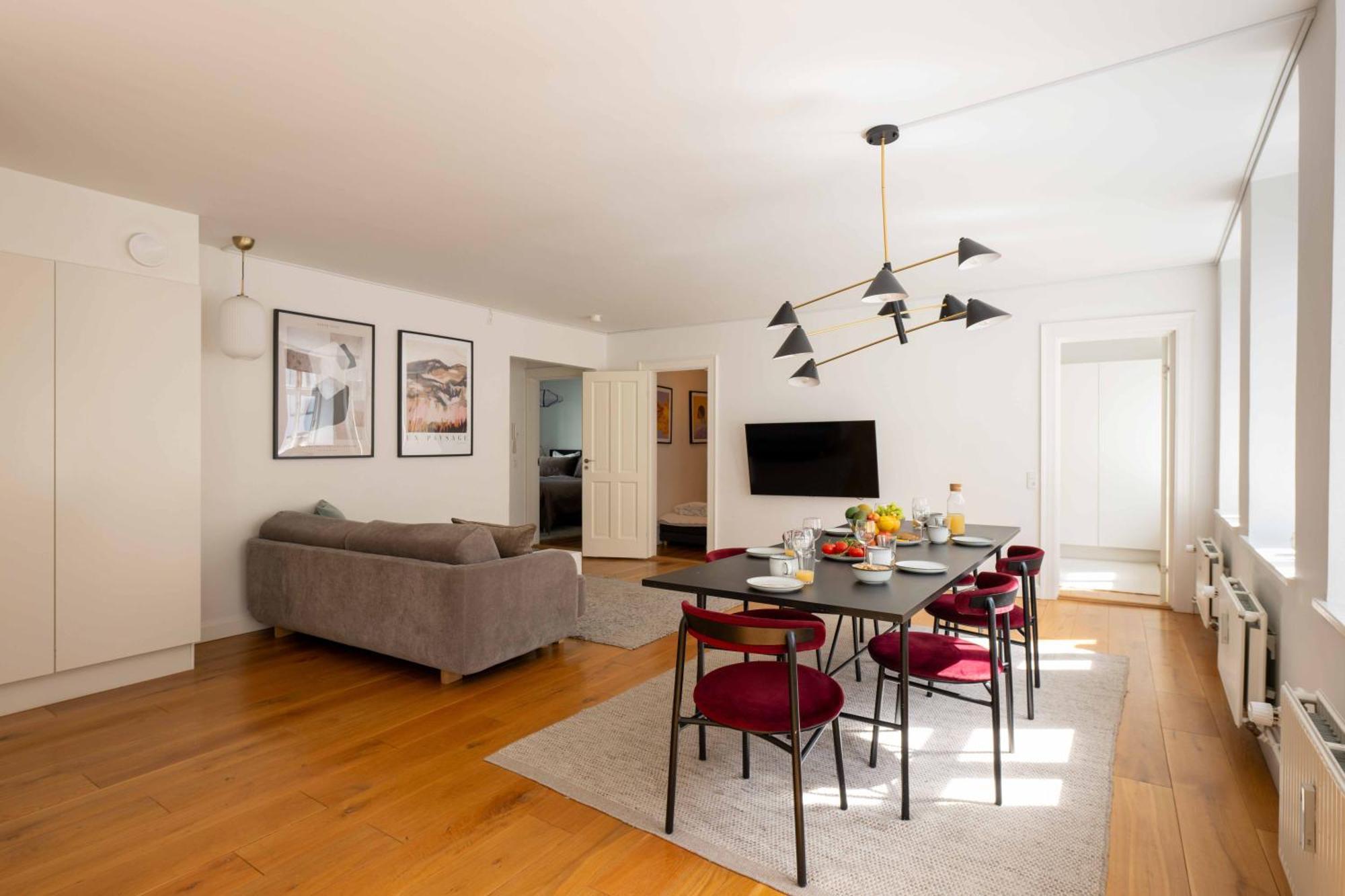 Perfect 3 Bedroom Apartment In The Heart Of Cph 코펜하겐 외부 사진